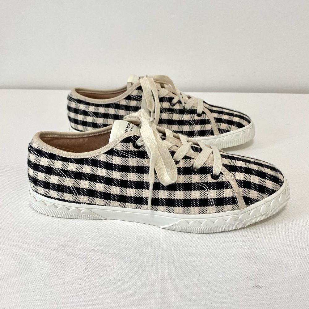 kate spade Vale Gingham Canvas Sneakers
